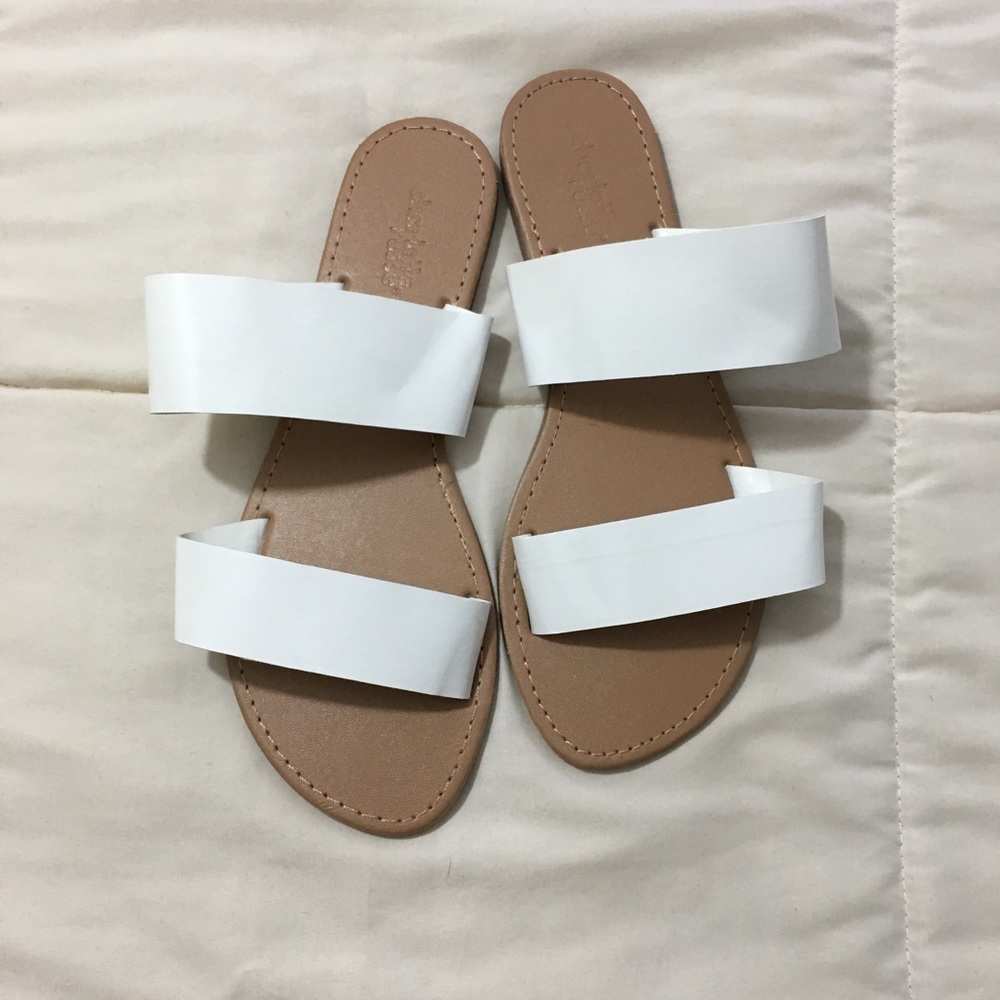 Charlotte Russe White Summer Sandals